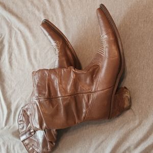 Brown Vintage Cowboy Boots